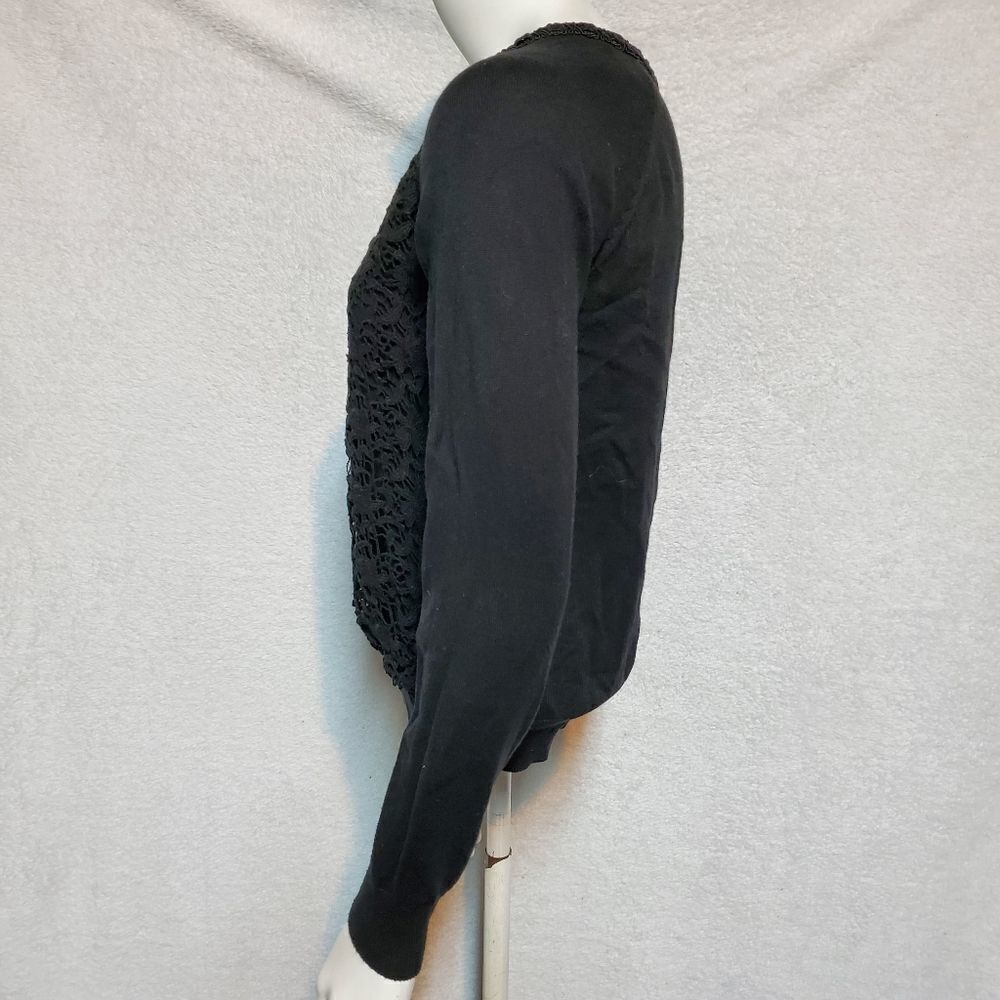 VIP Black Floral Lace Jacket (Small) - Picture 3 of 5